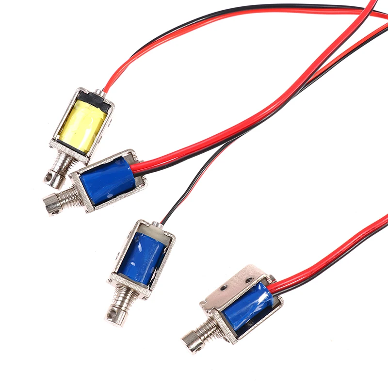 DC 3V 5V 6V 9V 12V Push-Pull Solenoid Through Type Electromagnet Stroke 4mm Micro Push-Pull Electromagnet
DC 3V 5V 6V 9V 12V Push-Pull Solenoid Through Type Electromagnet Stroke 4mm Micro Push-Pull Electromagnet