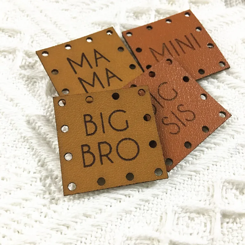 30pcs Personalized leather tags for handmade items Customize square logo label for knitting crochet Sewing clothes crafts labels
30pcs Personalized leather tags for handmade items Customize square logo label for knitting crochet Sewing clothes crafts labels