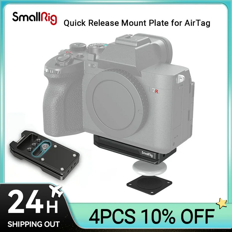 SmallRig Quick Release Plate for AirTag, Mount Plate for Arca-Type Compatible for Sony for Canon for Nikon for Panasonic- MD4150
SmallRig Quick Release Plate for AirTag, Mount Plate for Arca-Type Compatible for Sony for Canon for Nikon for Panasonic- MD4150