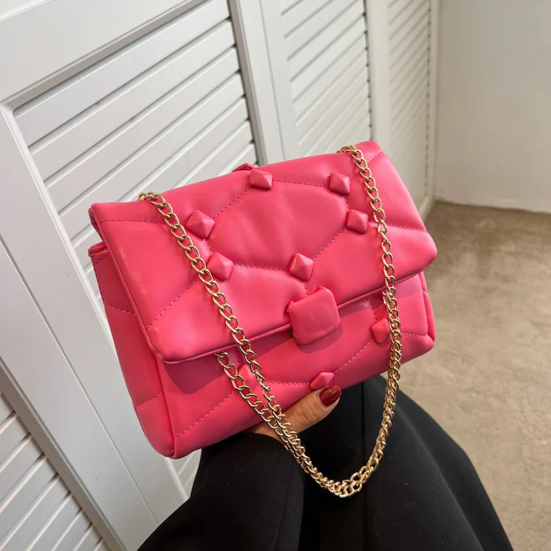 

Кожаные сумки через плечо с клапаном для женщин, модные дизайнерские дамские сумочки и кошельки, роскошная брендовая сумка на ремне с цепочкой