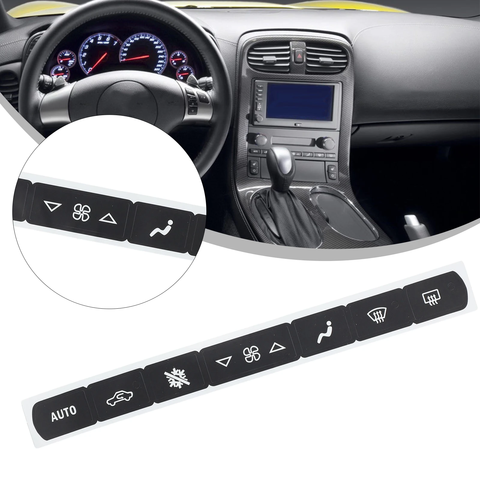 1pc A/C Climate Control Button Repair Decal Vinyl Sticker For Corvette C6 2005-2013 Car Interior Replacement Stickers
1pc A/C Climate Control Button Repair Decal Vinyl Sticker For Corvette C6 2005-2013 Car Interior Replacement Stickers