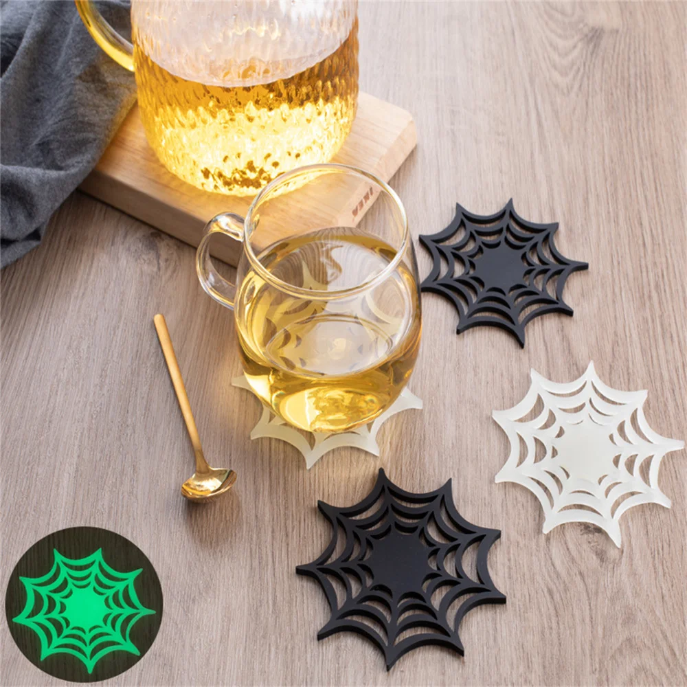 1Pc/5Pcs Spider Web Coasters Decorative Table Placemats Creative Kitchen Desktop Table Mats Halloween Party Home Decoration
1Pc/5Pcs Spider Web Coasters Decorative Table Placemats Creative Kitchen Desktop Table Mats Halloween Party Home Decoration