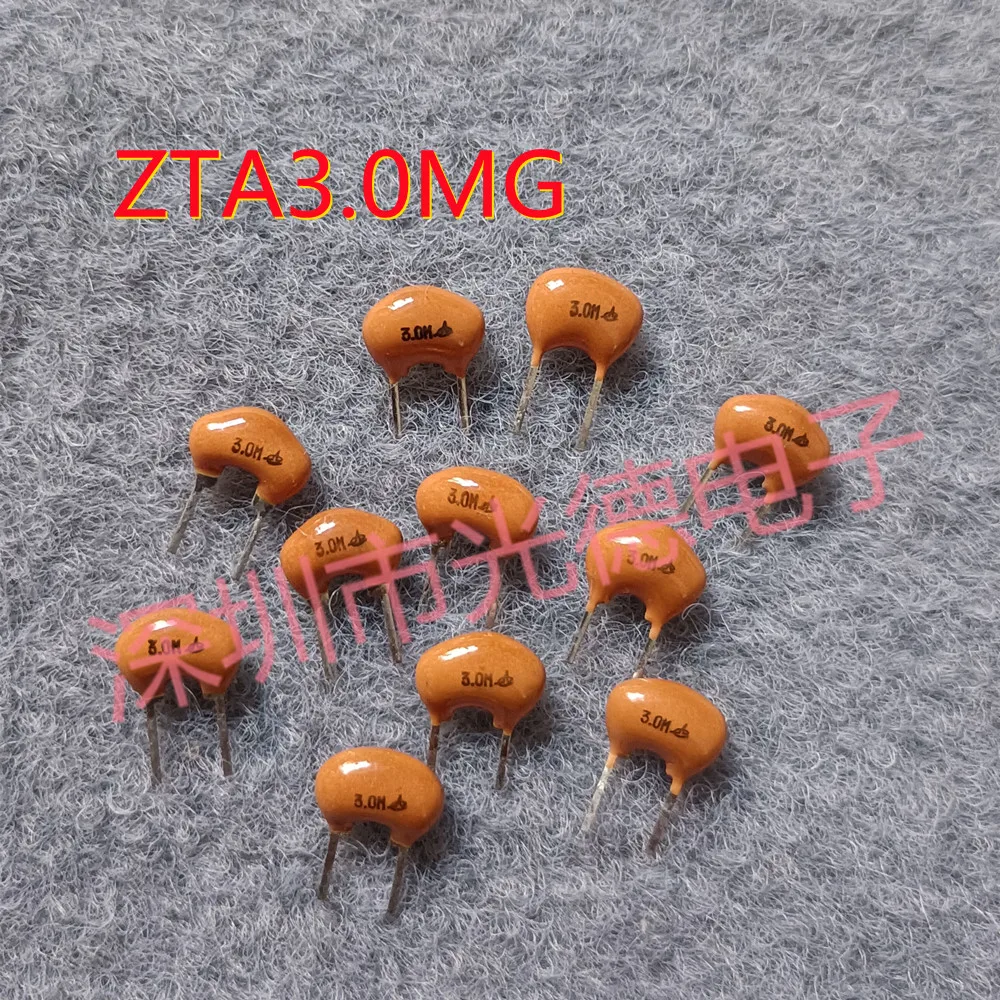 100pcs/ 3M ceramic crystal oscillator 3.000M ZTA3M Z3.0M ZTA3.0MG in-line 2-pin 3MHZ ceramic oscillator
100pcs/ 3M ceramic crystal oscillator 3.000M ZTA3M Z3.0M ZTA3.0MG in-line 2-pin 3MHZ ceramic oscillator