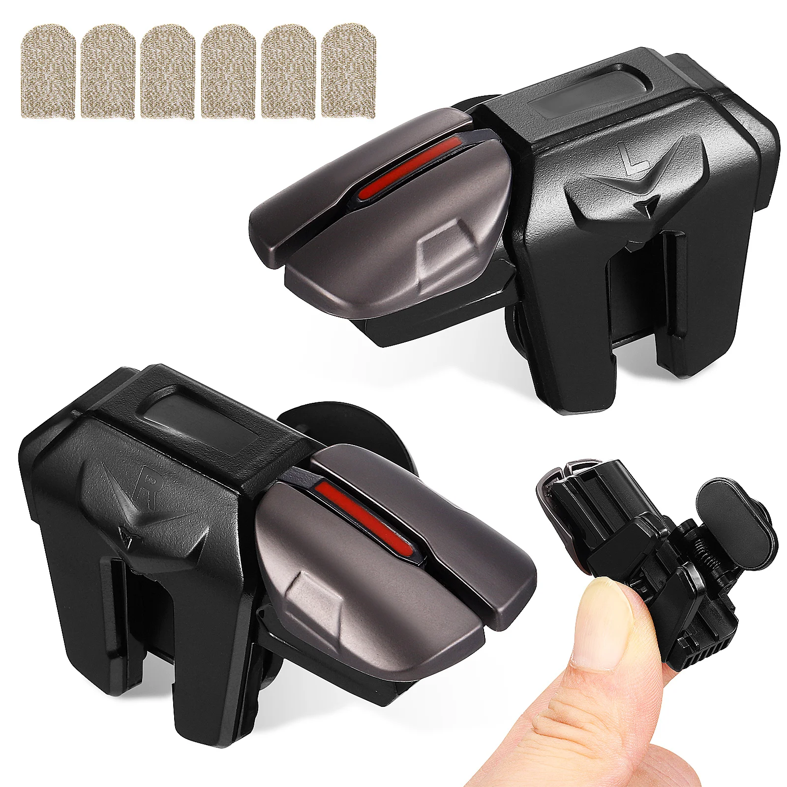 Auxiliary Button Ergonomic Gaming Controller Black Handles Game Accessories Phone Grip Mobile Triggers Controllers
Auxiliary Button Ergonomic Gaming Controller Black Handles Game Accessories Phone Grip Mobile Triggers Controllers