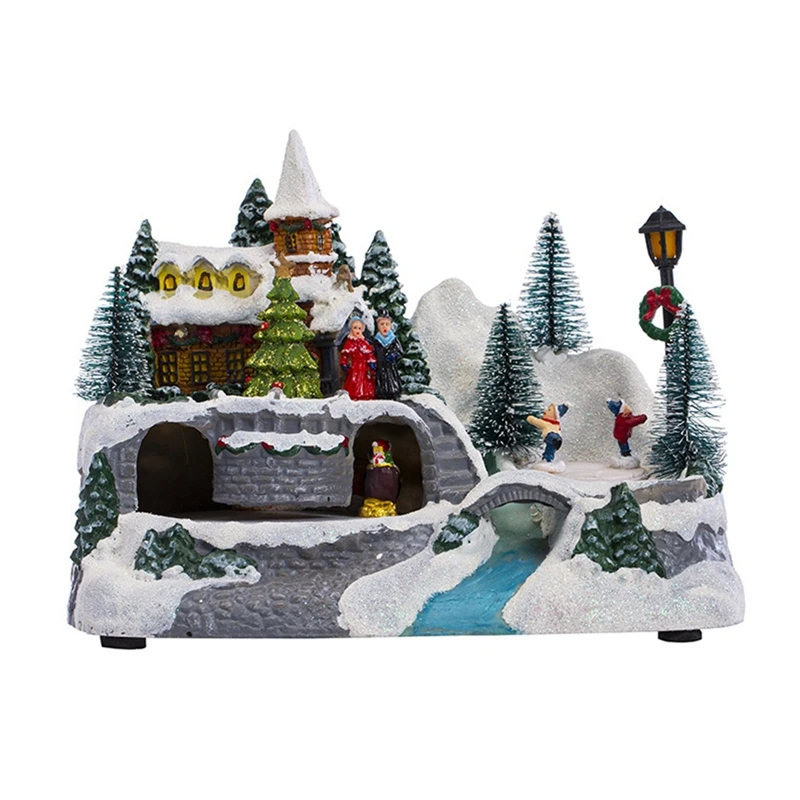 

Рождественский Снежный дом, искусственная планета, светящийся орнамент, фигурка, рождественские украшения, поделки, Рождественский Декор