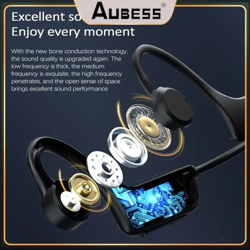 Bone Conduction Bone Conduction Earphones Long Standby -compatible 5.0 Earburds Support Tf Card With Mic Waterproof 
Bone Conduction Bone Conduction Earphones Long Standby -compatible 5.0 Earburds Support Tf Card With Mic Waterproof