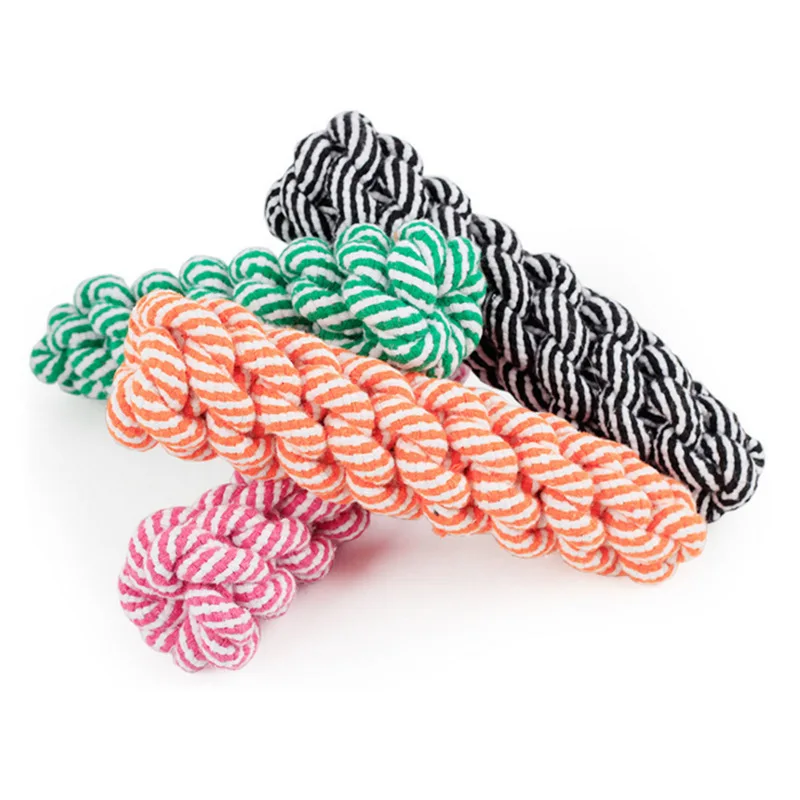 Pet Cotton Rope Corn Cob Dog Toy Molar Bite Knot Toy Bite Rope Cleaning Twist Rope Training Toy Random Color
Pet Cotton Rope Corn Cob Dog Toy Molar Bite Knot Toy Bite Rope Cleaning Twist Rope Training Toy Random Color