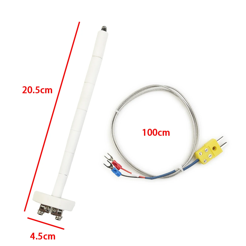 K-Type Thermocouple Block Ceramic Kiln Probe 2372/1300 Degree F/C 11G High Tool Brand New And High Quality 2020 New Arrival
K-Type Thermocouple Block Ceramic Kiln Probe 2372/1300 Degree F/C 11G High Tool Brand New And High Quality 2020 New Arrival