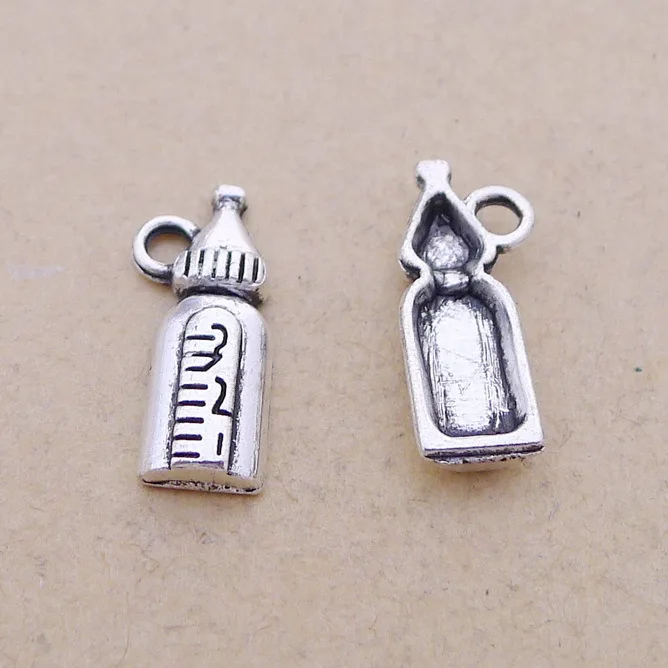 20pcs/lot 7*18mm Metal AlloySmall Baby Feeding Bottle Charm Antique Silver Color DIY Pendant For Mom Kids Jewelry Making
20pcs/lot 7*18mm Metal AlloySmall Baby Feeding Bottle Charm Antique Silver Color DIY Pendant For Mom Kids Jewelry Making