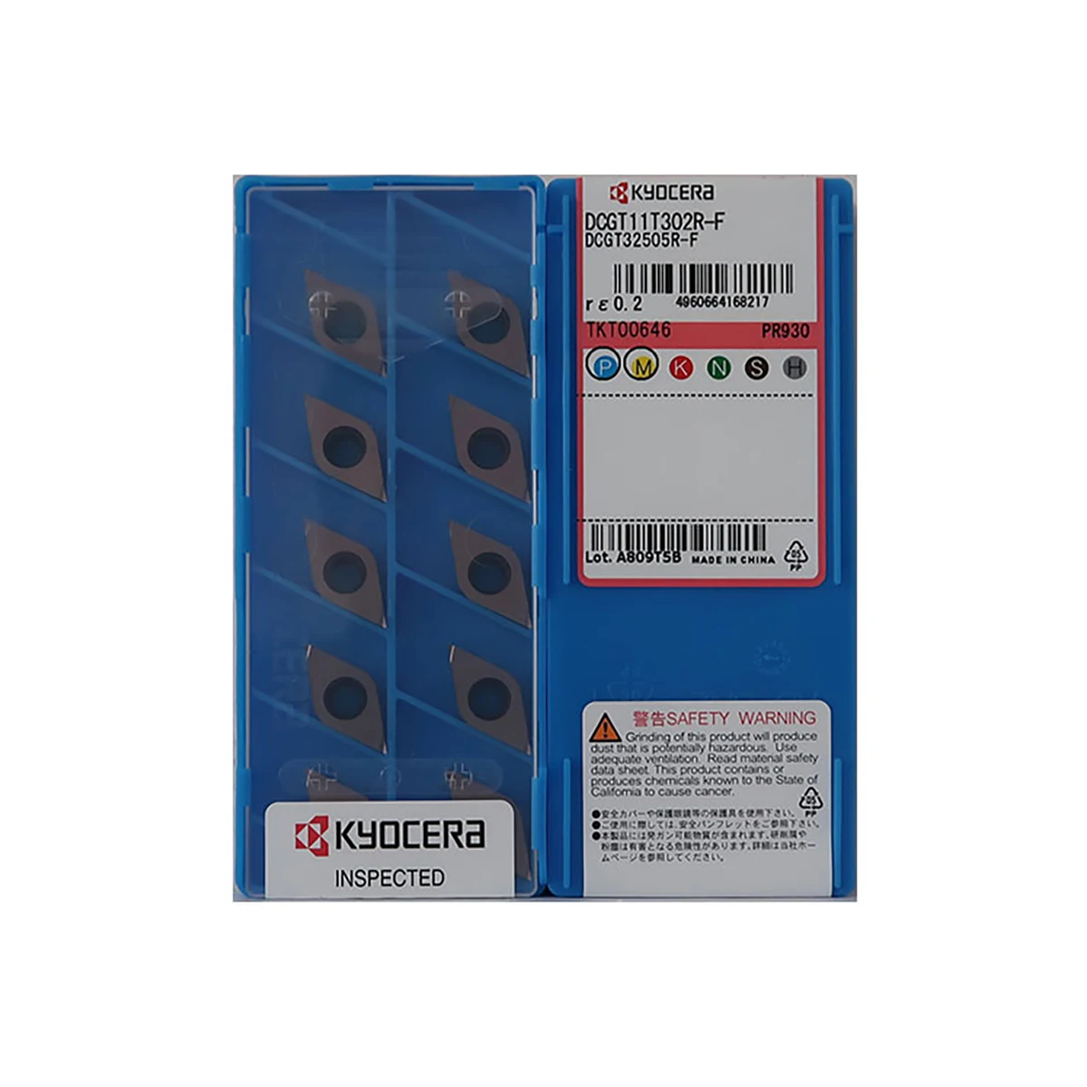 Kyocer a 100% Original DCGT DCGT11T302R F DCGT11T304ER U DCGT11T302ER DCGT070204ER DCGT070202FR DCGT11T301 PR930 Turning Inserts
Kyocer a 100% Original DCGT DCGT11T302R F DCGT11T304ER U DCGT11T302ER DCGT070204ER DCGT070202FR DCGT11T301 PR930 Turning Inserts