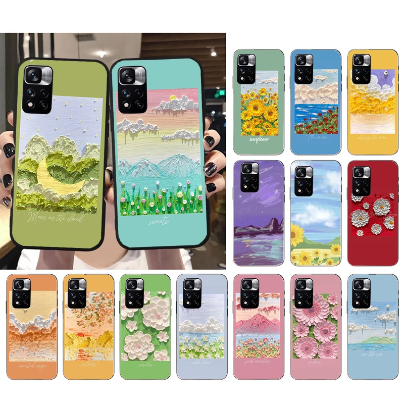 Phone Case For Xiaomi Redmi Note 12Pro 11 11S 11T Pro 10 9Pro Note10S Redmi 10 9 10C 9C Oil painting Flowers Cloud Case
Phone Case For Xiaomi Redmi Note 12Pro 11 11S 11T Pro 10 9Pro Note10S Redmi 10 9 10C 9C Oil painting Flowers Cloud Case