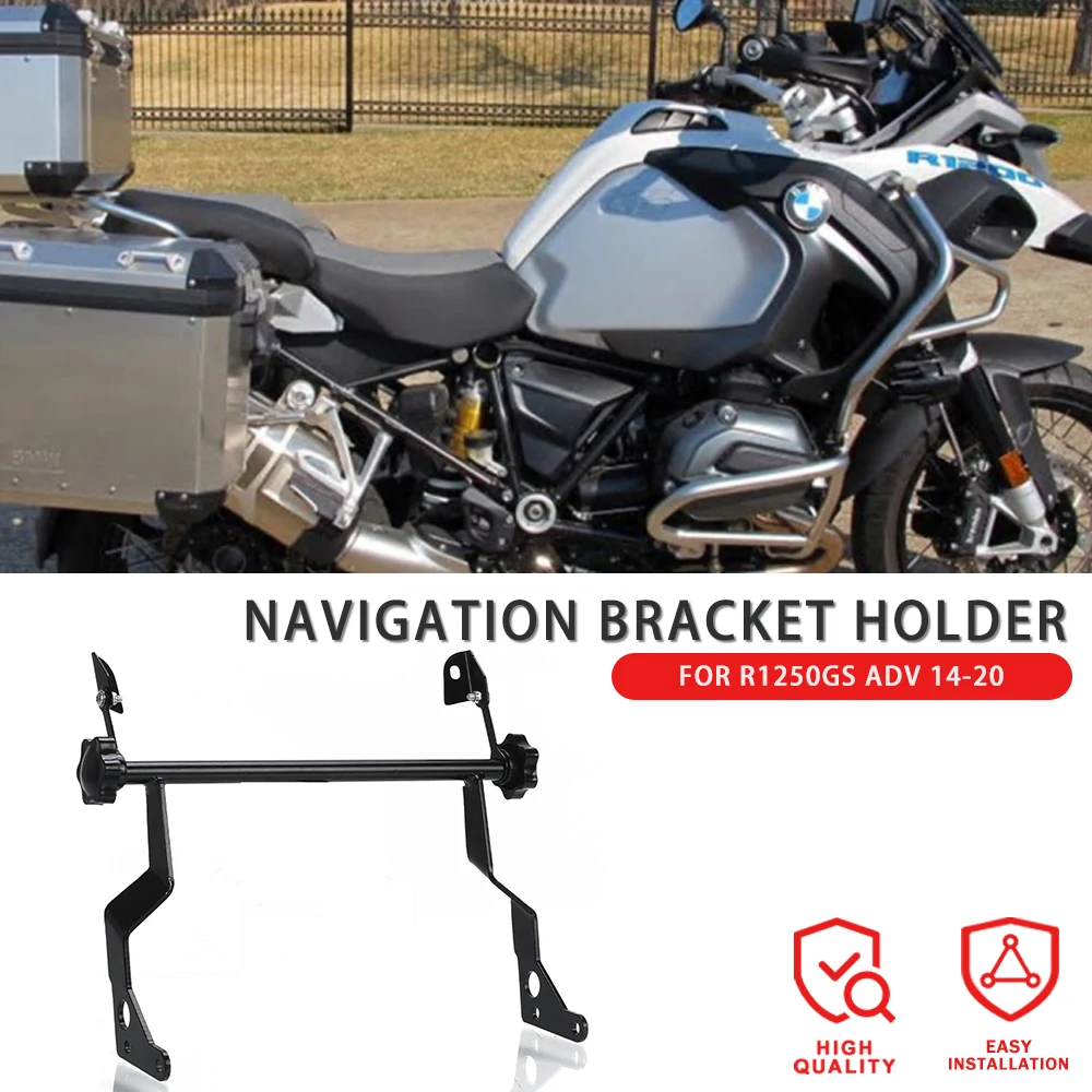 For BMW R1200GS R1250GS LC Adventure R 1200 1250 GS ADV Motorcycle GPS Phone Navigation Bracket Front Bar Holder Mount Stand 
For BMW R1200GS R1250GS LC Adventure R 1200 1250 GS ADV Motorcycle GPS Phone Navigation Bracket Front Bar Holder Mount Stand