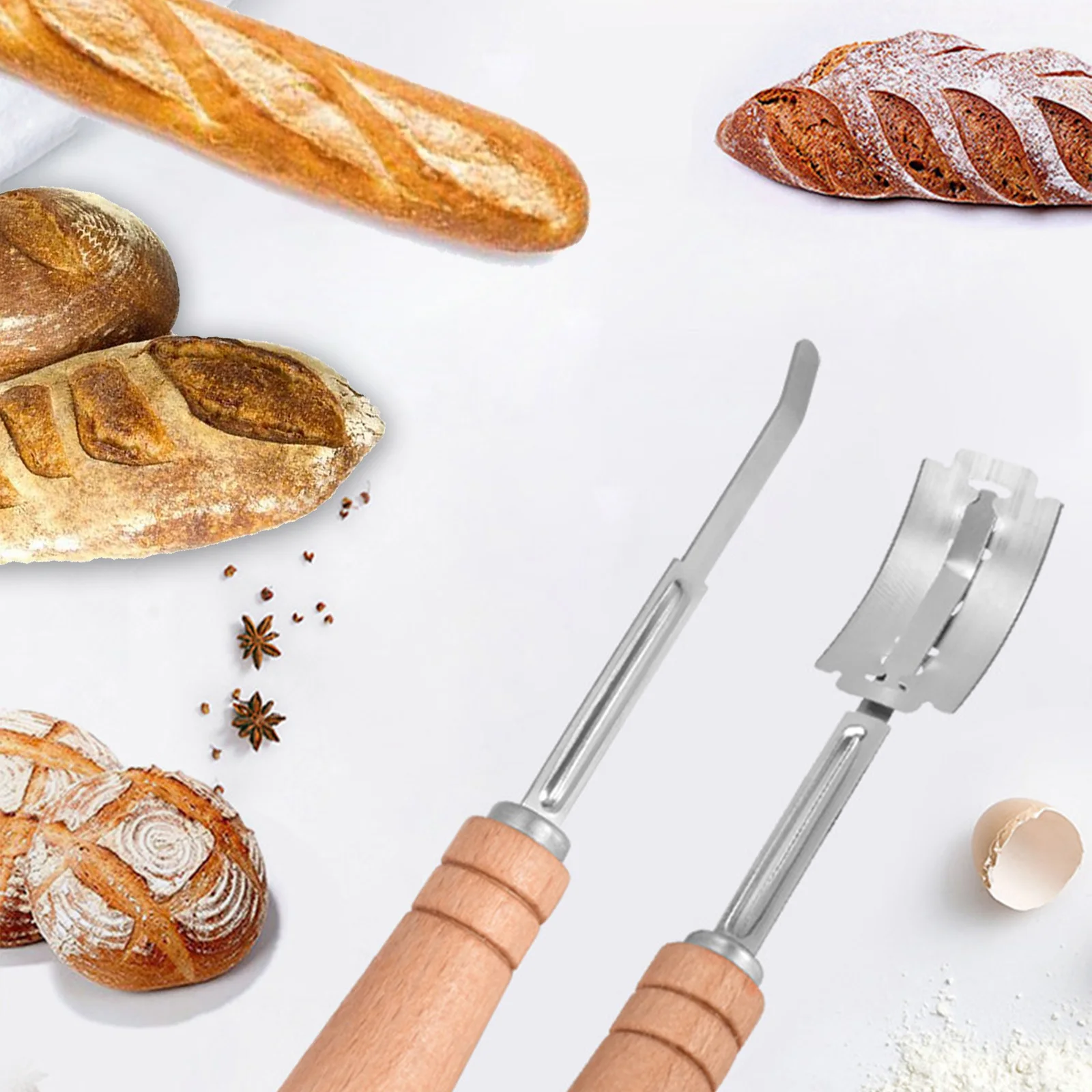 Bread Bakers Lame Slashing Tool Dough Making Razor Kitchen Accessories Cake Making Cutter Baking Accessories Cookie Knife
Bread Bakers Lame Slashing Tool Dough Making Razor Kitchen Accessories Cake Making Cutter Baking Accessories Cookie Knife