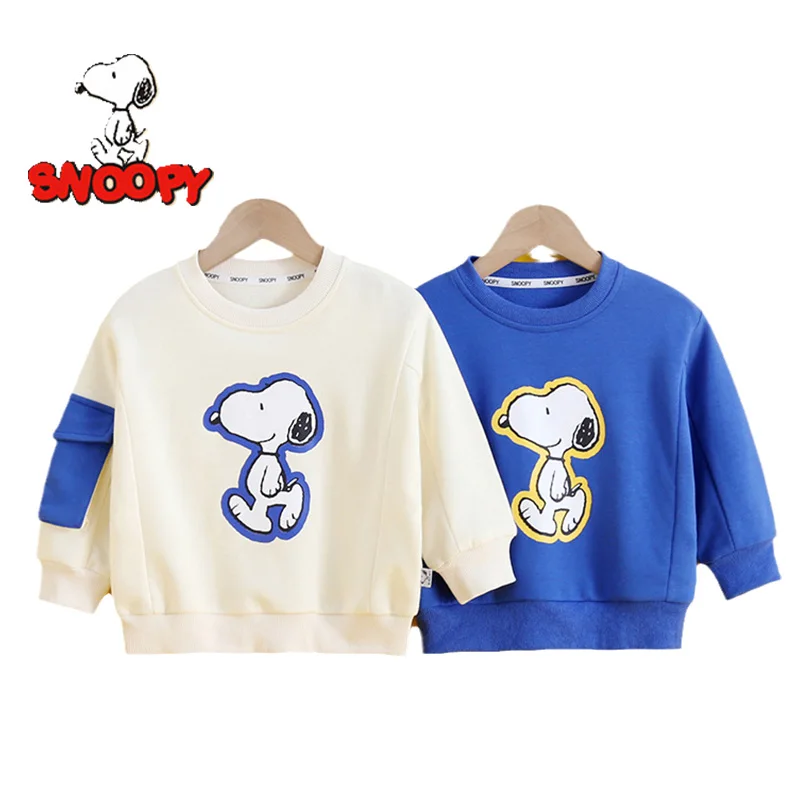 New Snoopy Children Sweater Cartoon Printed Large Pocket Boys Girls Warm Top Kids Casual Sweatshirt Children Clothing Gift
New Snoopy Children Sweater Cartoon Printed Large Pocket Boys Girls Warm Top Kids Casual Sweatshirt Children Clothing Gift