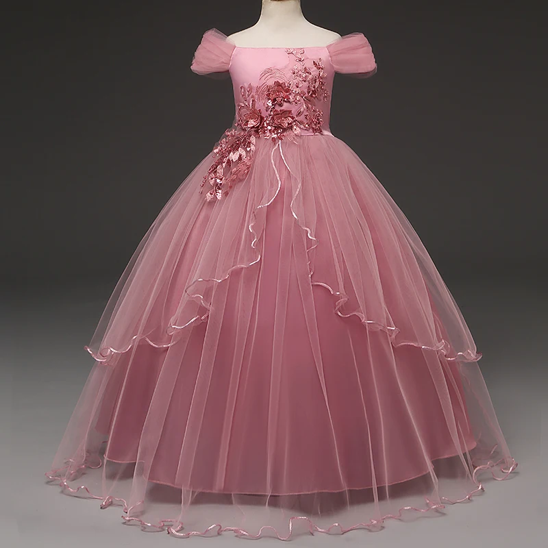 Girls Christmas Dress Elegant Princess Gown For Girls Wedding Dress Flower Appliques Kids Evening Prom Dress Party Events Dress
Girls Christmas Dress Elegant Princess Gown For Girls Wedding Dress Flower Appliques Kids Evening Prom Dress Party Events Dress