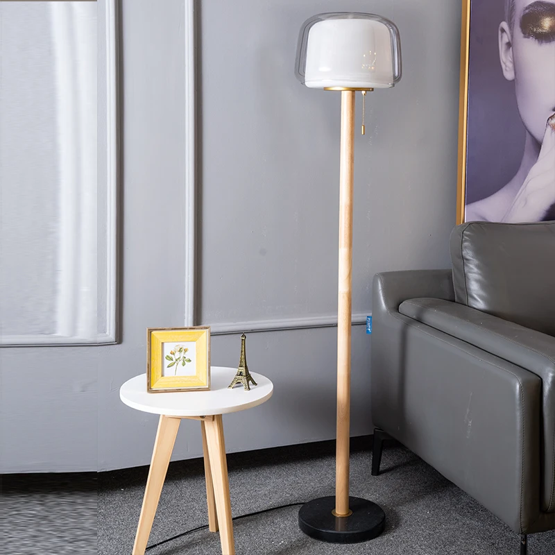Nordic Design Glass Floor Lamp Smoky Grey Solid Wood Lamp Pole LED Creative Bedroom Bedside Glass Ball Vertical Standing Lights
Nordic Design Glass Floor Lamp Smoky Grey Solid Wood Lamp Pole LED Creative Bedroom Bedside Glass Ball Vertical Standing Lights