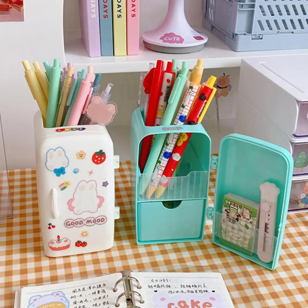 Pencil Cup Decorative Lightweight Refrigerator Shape Multifunctional Classroom Pencil Cup Pen Organizer for Students
Pencil Cup Decorative Lightweight Refrigerator Shape Multifunctional Classroom Pencil Cup Pen Organizer for Students