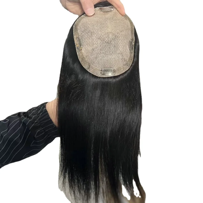 Hstonir New Injection Silk Base Woment Topper Human Hair Piece European Remy Hair Diamond Net Cover TP41
Hstonir New Injection Silk Base Woment Topper Human Hair Piece European Remy Hair Diamond Net Cover TP41