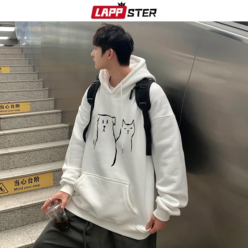 LAPPSTER Cat Print Oversized Y2k Streetwear Hooded Hoodies 2022 Autumn Harajuku Korean Fashions Sweatshirts Black Graphic Hoodie
LAPPSTER Cat Print Oversized Y2k Streetwear Hooded Hoodies 2022 Autumn Harajuku Korean Fashions Sweatshirts Black Graphic Hoodie