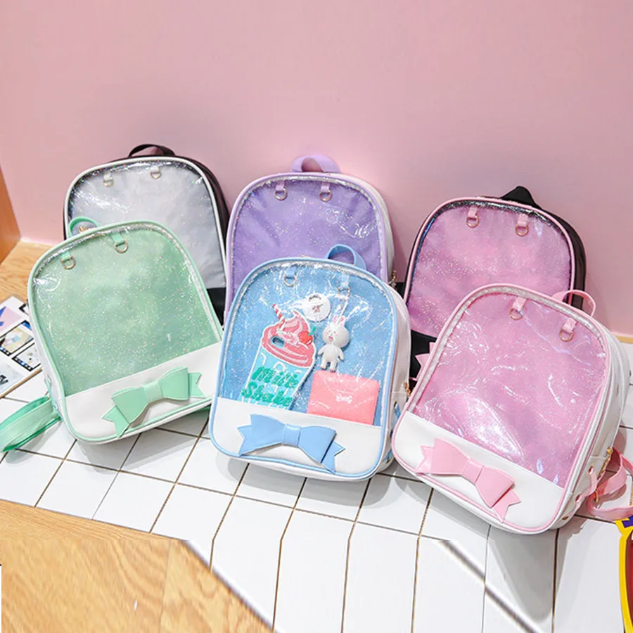 Clear Women Backpack Itabags Bags Japanese Bag School backpack for Teenage Girls Ita Bag Bookbag Bolsa Cute Itabag Backpack
Clear Women Backpack Itabags Bags Japanese Bag School backpack for Teenage Girls Ita Bag Bookbag Bolsa Cute Itabag Backpack