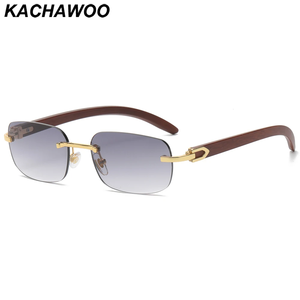 Kachawoo fashion rimless sunglasses male wooden grain European style frame-less square sun glasses female decoration green blue
Kachawoo fashion rimless sunglasses male wooden grain European style frame-less square sun glasses female decoration green blue