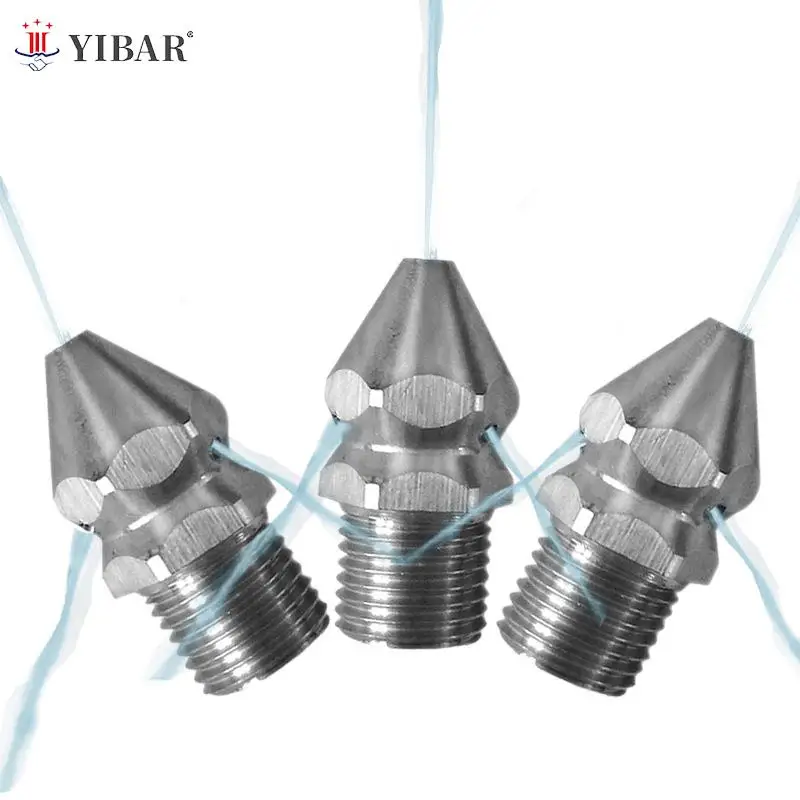 Cleaning Nozzle Pressure Washer Drain Sewer Cleaning Pipe Spray Nozzle 4 Jet 
Cleaning Nozzle Pressure Washer Drain Sewer Cleaning Pipe Spray Nozzle 4 Jet