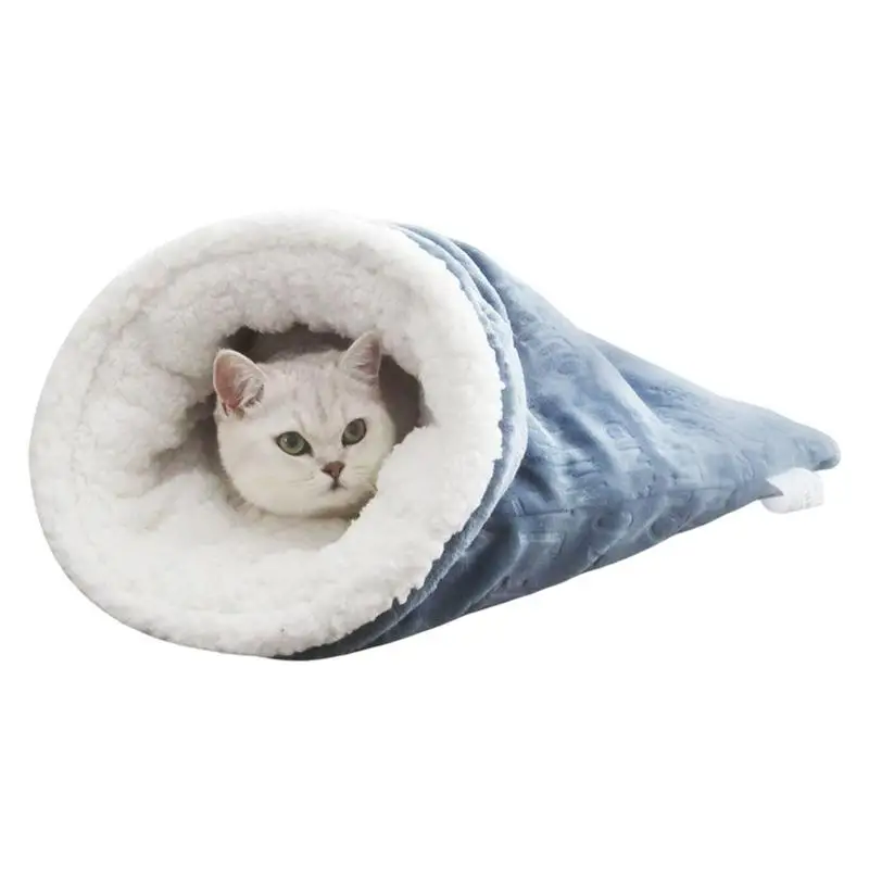 Cat Crinkle Sack Breathable Cute Cat Cave Sleeping Bag Plush Cat Bed Sleeping Bag Keep Warm Fleece Cotton Inside For Autumn
Cat Crinkle Sack Breathable Cute Cat Cave Sleeping Bag Plush Cat Bed Sleeping Bag Keep Warm Fleece Cotton Inside For Autumn