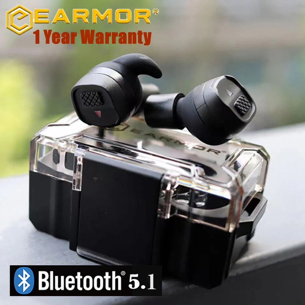 Earmor M20T bluetooth тактическая гарнитура электронные шумоподавляющие беруши для