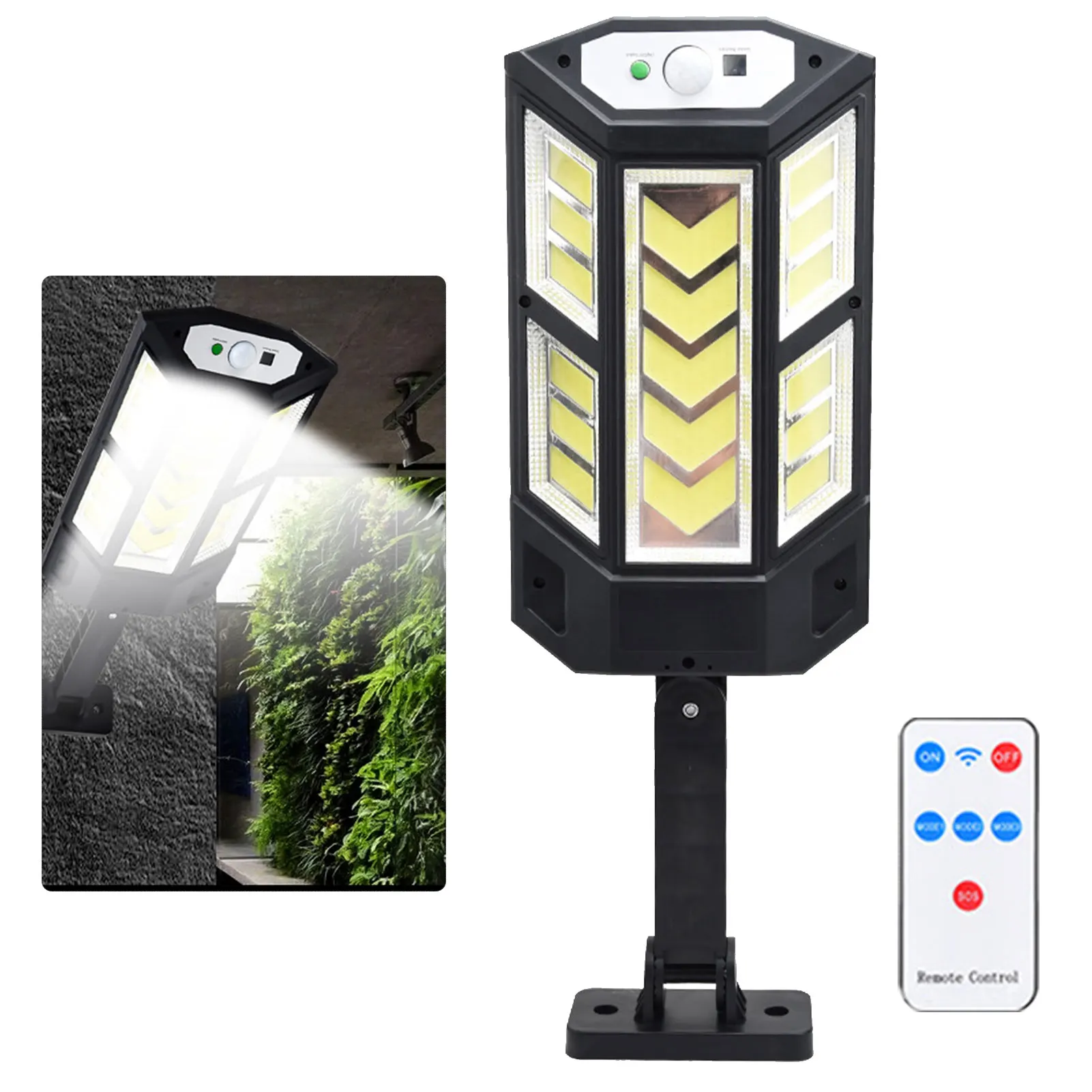 Outdoor Solar Powered Flood Lamp Yard 3 Modes Street Light Garden With Remote Control 249 COB Super Bright Motion Sensor Home
Outdoor Solar Powered Flood Lamp Yard 3 Modes Street Light Garden With Remote Control 249 COB Super Bright Motion Sensor Home