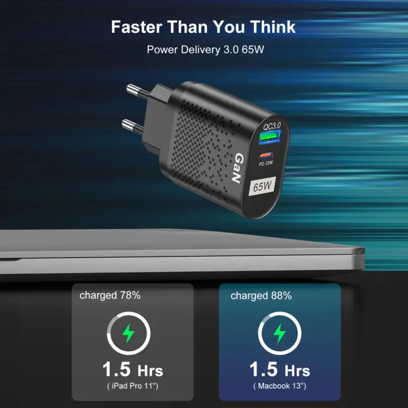 Portable Charging Adapters Eu Us Uk Plug Fireproof Wall Charger Pd 65w Gan For IPhone 13Pro/12 Pro Max Huawei Samsung S22 Usb
Portable Charging Adapters Eu Us Uk Plug Fireproof Wall Charger Pd 65w Gan For IPhone 13Pro/12 Pro Max Huawei Samsung S22 Usb