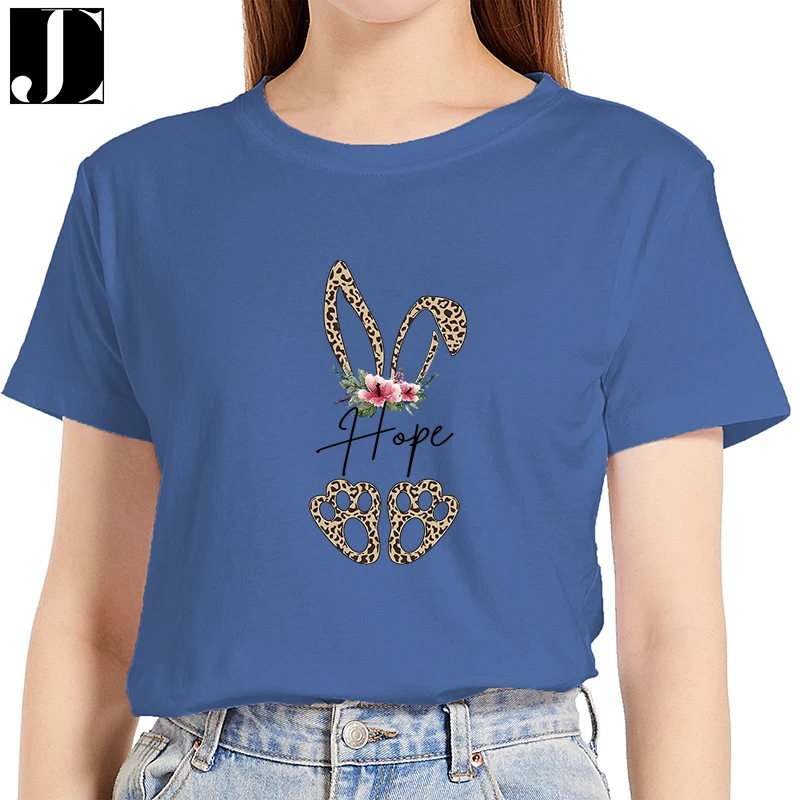 Women Summer Casual Short Sleeve Female Graphic Fashion Vintage T-shirt Rabbit Leopard Letter Print Ladies Funny O-Neck Tee Tops
Women Summer Casual Short Sleeve Female Graphic Fashion Vintage T-shirt Rabbit Leopard Letter Print Ladies Funny O-Neck Tee Tops