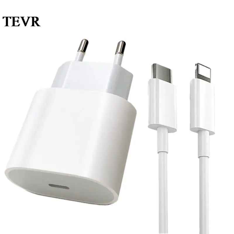 20W Fast Charging PD USB C Charger For Apple iPhone 13 pro 12 11 8 7 ipad EU Power Adapter US Plug PD Charge Type C Port Cable
20W Fast Charging PD USB C Charger For Apple iPhone 13 pro 12 11 8 7 ipad EU Power Adapter US Plug PD Charge Type C Port Cable