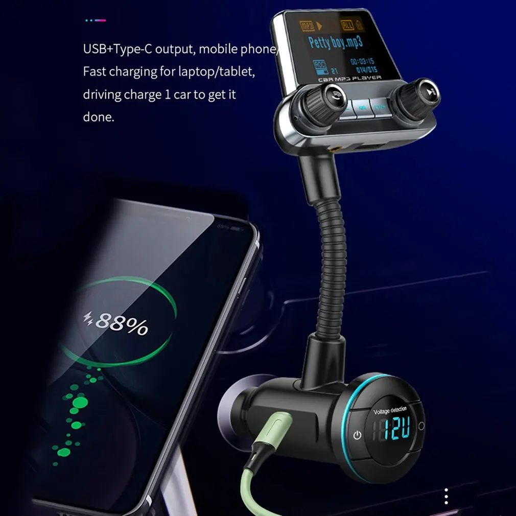 Multifunctional Car Wireless MP3 FM Transmitter Dual Screen MP3 Player Car Charger Outdoor Radio Adapter Decoration
Multifunctional Car Wireless MP3 FM Transmitter Dual Screen MP3 Player Car Charger Outdoor Radio Adapter Decoration