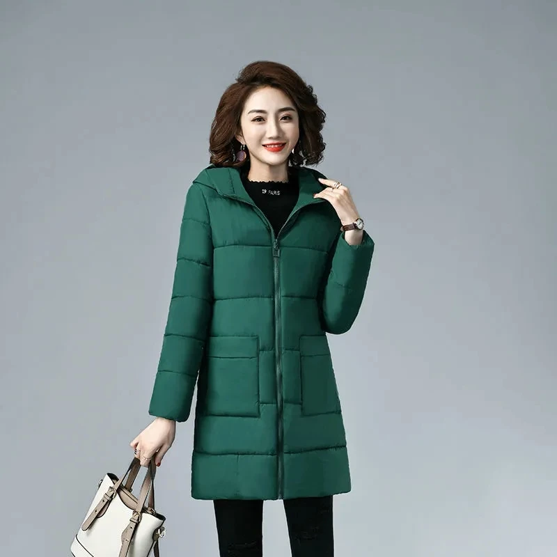 Mother Wear Middle-aged And Elderly Cotton-padded Jacket Women's Long-length Fat Korean Loose Fertilizer Padded Jacket
Mother Wear Middle-aged And Elderly Cotton-padded Jacket Women's Long-length Fat Korean Loose Fertilizer Padded Jacket