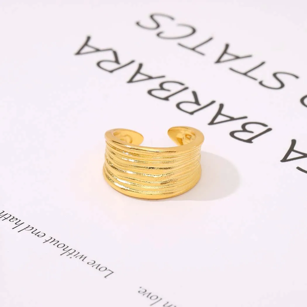 Todorova Minimalist Irregular Surface Golden Adjustable Wide Rings For Women Simple Geometry Handmade Opening Trendy Jewelry
Todorova Minimalist Irregular Surface Golden Adjustable Wide Rings For Women Simple Geometry Handmade Opening Trendy Jewelry