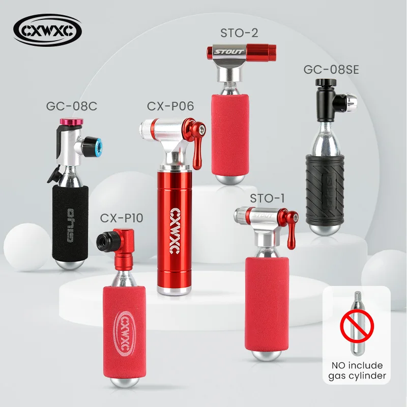 CXWXC Bicycle CO2 Pump Schrader Presta Portable Mini Tire Tube CO2 Cartridge Safety Automatic CO2 Air Inflator Bike Accessories
CXWXC Bicycle CO2 Pump Schrader Presta Portable Mini Tire Tube CO2 Cartridge Safety Automatic CO2 Air Inflator Bike Accessories