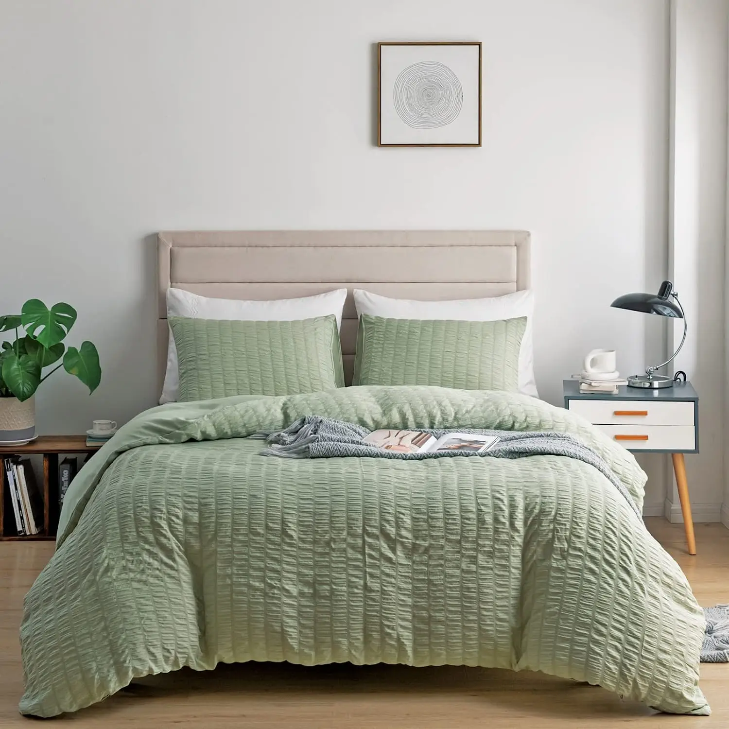 Seersucker Duvet Cover Set Ultra Soft Washed Microfiber Bedding Sets Textured Duvet Cover with Zipper Closure Bed Covers
Seersucker Duvet Cover Set Ultra Soft Washed Microfiber Bedding Sets Textured Duvet Cover with Zipper Closure Bed Covers