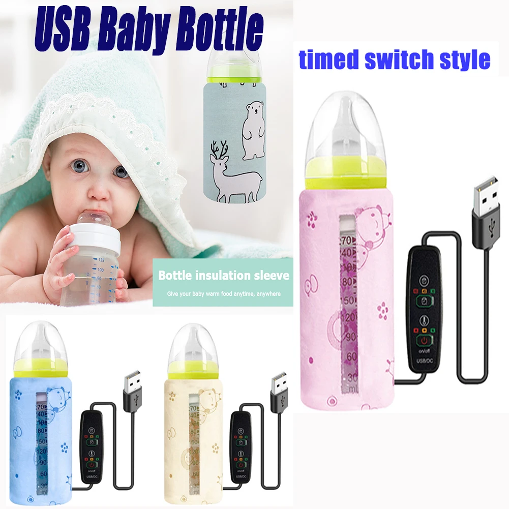 USB Milk Water Bottle Feeding Warmer W/timed switch Travel Stroller Insulated Baby Nursing Bottle Heater Newborn Infant Portable
USB Milk Water Bottle Feeding Warmer W/timed switch Travel Stroller Insulated Baby Nursing Bottle Heater Newborn Infant Portable