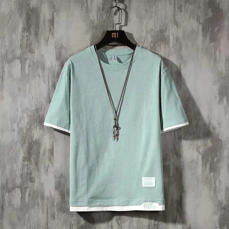 Summer Breathable Men T-shirt O-neck Solid Color Short Sleeve Fashion Tshirts Tops Male Casual Hip Hop Streetwear Tees Casual
Summer Breathable Men T-shirt O-neck Solid Color Short Sleeve Fashion Tshirts Tops Male Casual Hip Hop Streetwear Tees Casual