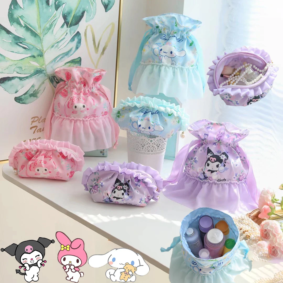 Kawaii Sanrios My Melody Cinnamonroll Kuromi Anime Doll Travel Storage Bag Coin Purse Makeup Bag Toiletries Organizer Girl Gift
Kawaii Sanrios My Melody Cinnamonroll Kuromi Anime Doll Travel Storage Bag Coin Purse Makeup Bag Toiletries Organizer Girl Gift