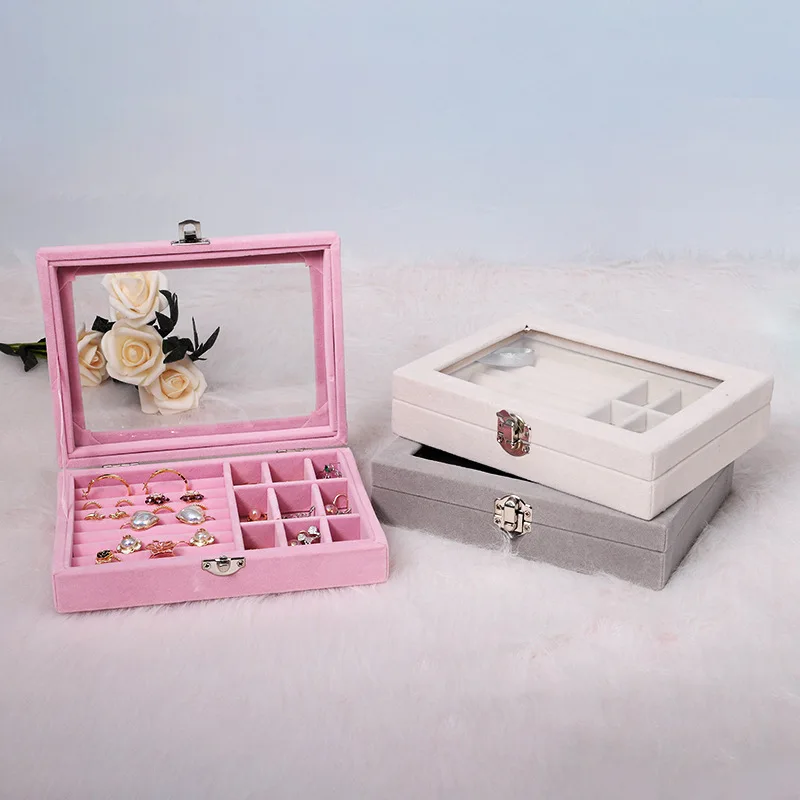 Flannel Dustproof Jewelry Box Organizer Ring Earrings Necklace Jewelry Storage Box For Women Small Objects Storage Display Case
Flannel Dustproof Jewelry Box Organizer Ring Earrings Necklace Jewelry Storage Box For Women Small Objects Storage Display Case