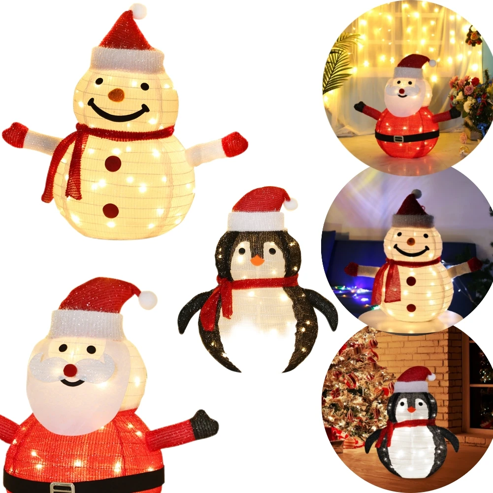 Merry Christmas Santa Claus Night Light IP65 Waterproof Xmas Party Decorative Light Easy-Assembly Light Up Indoor Outdoor Decor
Merry Christmas Santa Claus Night Light IP65 Waterproof Xmas Party Decorative Light Easy-Assembly Light Up Indoor Outdoor Decor