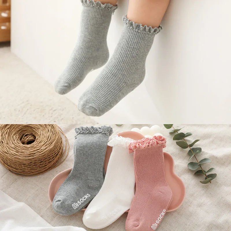 For 0-5 Years New Baby Girls Socks Toddlers Ruffle Kids Knee High Long Soft Cotton Sock Lace Flower Children Infant Girl Socks
For 0-5 Years New Baby Girls Socks Toddlers Ruffle Kids Knee High Long Soft Cotton Sock Lace Flower Children Infant Girl Socks