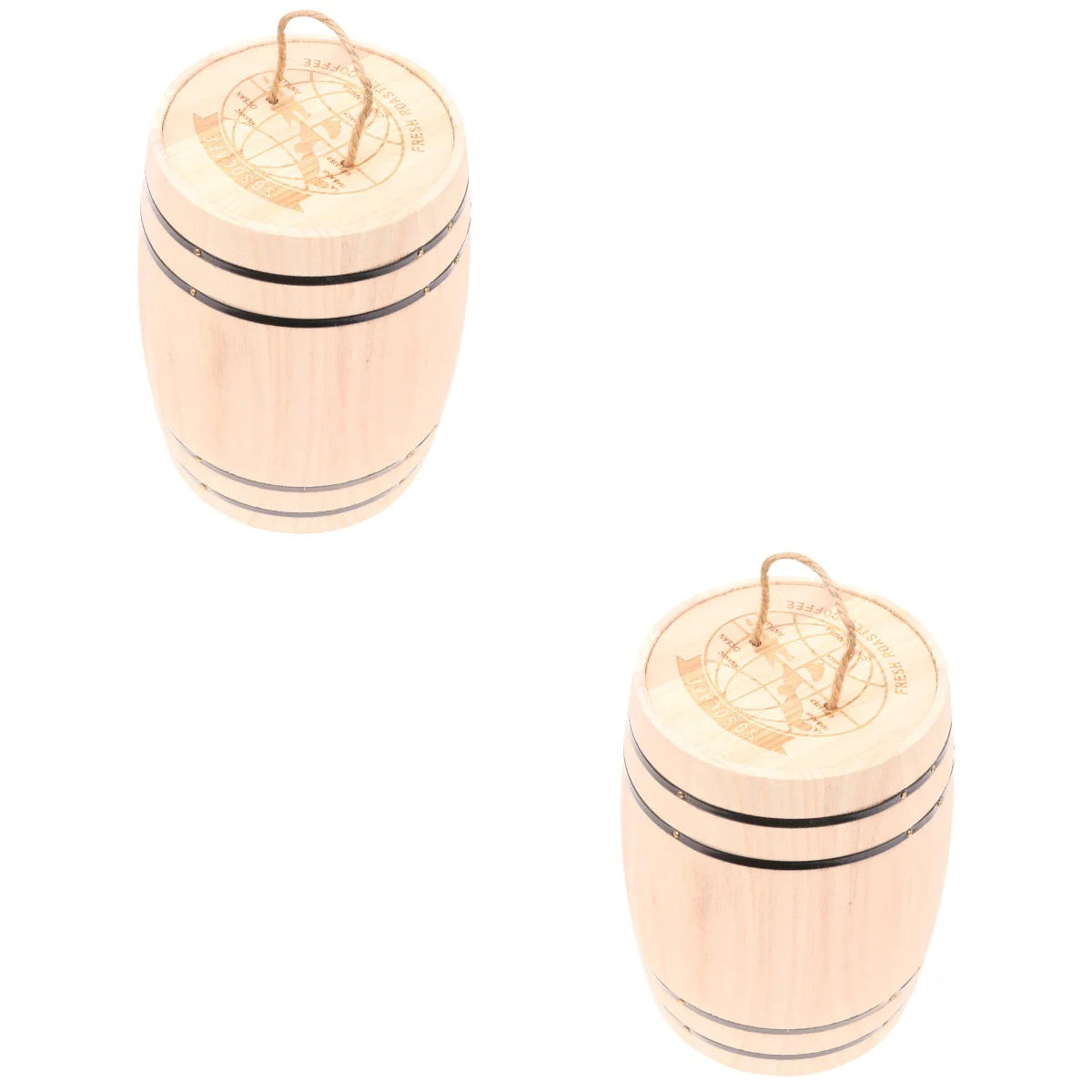 2 Pcs The Office Decor Wooden Barrel Storage Rack Coffee Bamboo Ornaments
2 Pcs The Office Decor Wooden Barrel Storage Rack Coffee Bamboo Ornaments