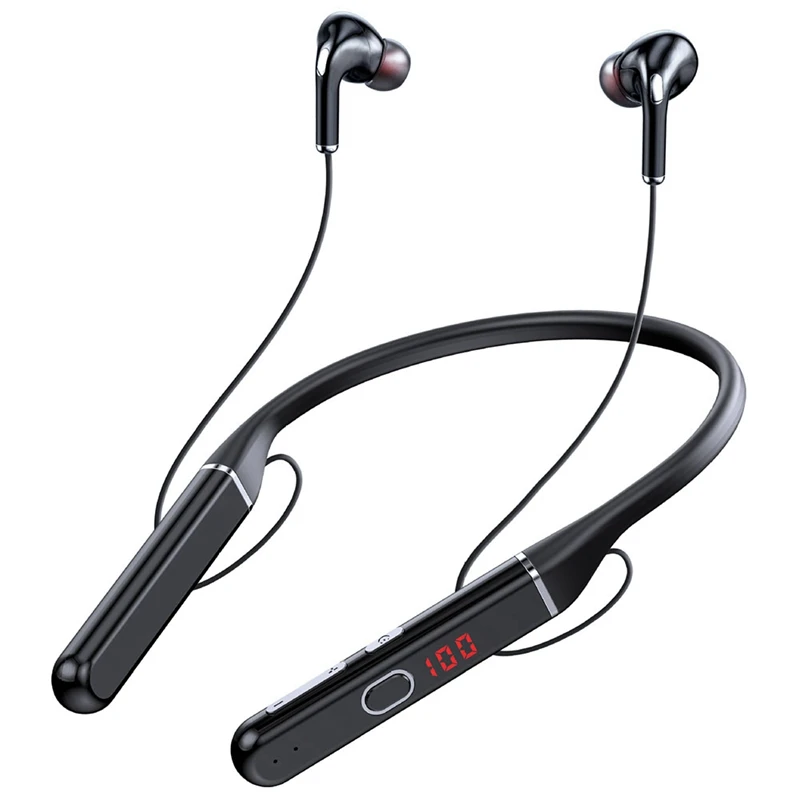 Neck Headphones Wireless Bluetooth V5.0 Headphones Binaural Neck Type Universal Headphones LED Power Display Headphones
Neck Headphones Wireless Bluetooth V5.0 Headphones Binaural Neck Type Universal Headphones LED Power Display Headphones