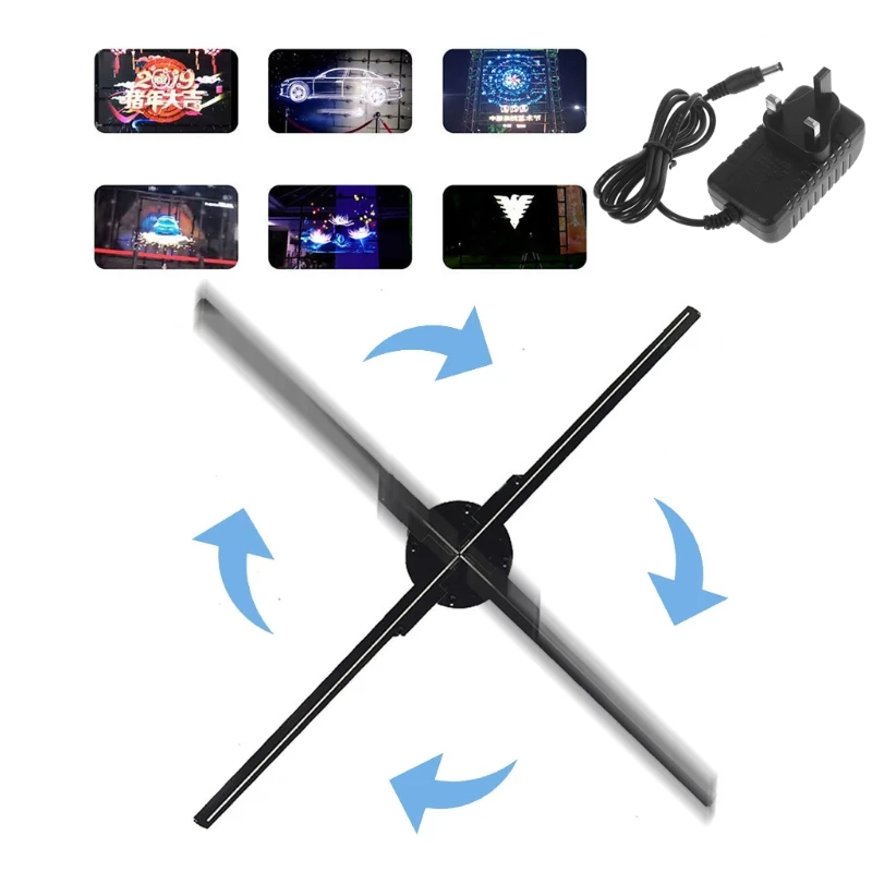 Upgrade 3D Hologram Advertising Display Fan High-Resolution Added Holo Graphic Projector Fan Business Store Shop Drop Shipping
Upgrade 3D Hologram Advertising Display Fan High-Resolution Added Holo Graphic Projector Fan Business Store Shop Drop Shipping