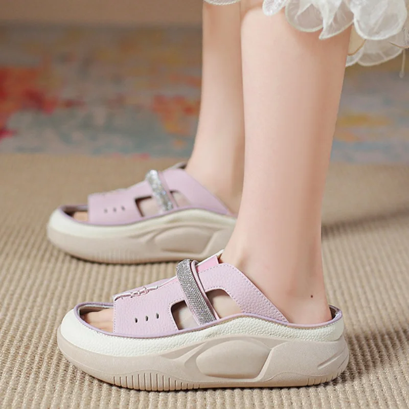 Summer Women's Platform Slippers 2023 Retro Open Toe Flat Slides Shoes for Women Outdoor Comfort Casual Ladies Sandals Flats
Summer Women's Platform Slippers 2023 Retro Open Toe Flat Slides Shoes for Women Outdoor Comfort Casual Ladies Sandals Flats