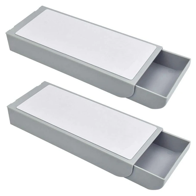2 Pcs Self-Adhesive Desk Drawer Desk Drawer Pencil Tray Desk Shelf Pencil Tray Under Desk
2 Pcs Self-Adhesive Desk Drawer Desk Drawer Pencil Tray Desk Shelf Pencil Tray Under Desk