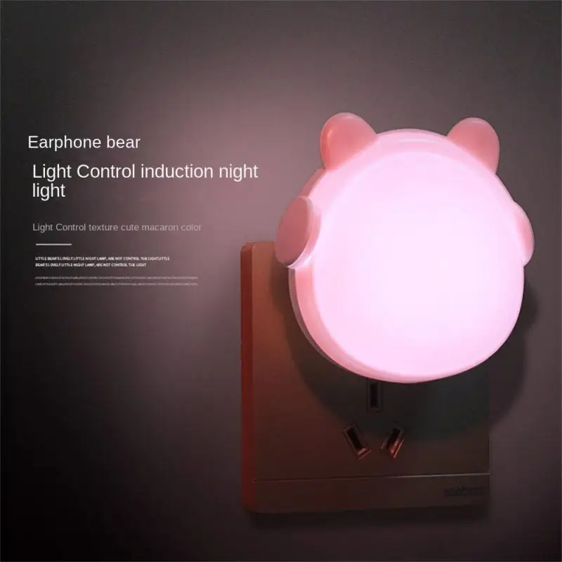 Headset Bear Night Light 0.5w Brightness Adjustable Intelligent Light Control Automatic Light Control Design Long Endurance
Headset Bear Night Light 0.5w Brightness Adjustable Intelligent Light Control Automatic Light Control Design Long Endurance