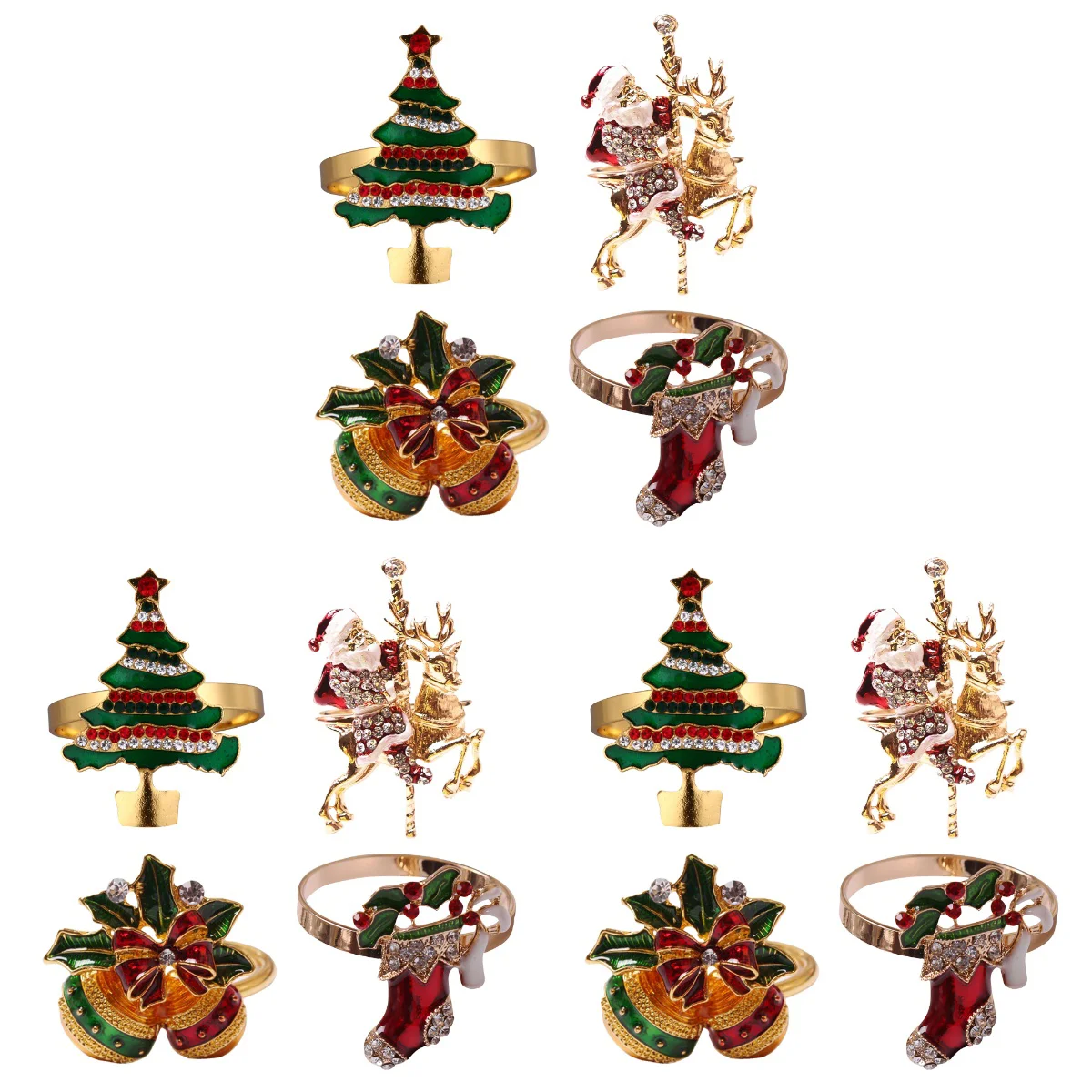 Napkin Christmas Rings Ring Serviette Holder Table Buckle Dinner Holiday Decor Snowflake Bands Towel Winter Party Setting
Napkin Christmas Rings Ring Serviette Holder Table Buckle Dinner Holiday Decor Snowflake Bands Towel Winter Party Setting